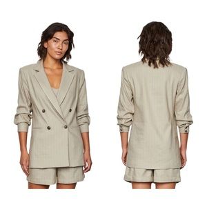 Bailey 44 Tan Double-Breasted Blazer